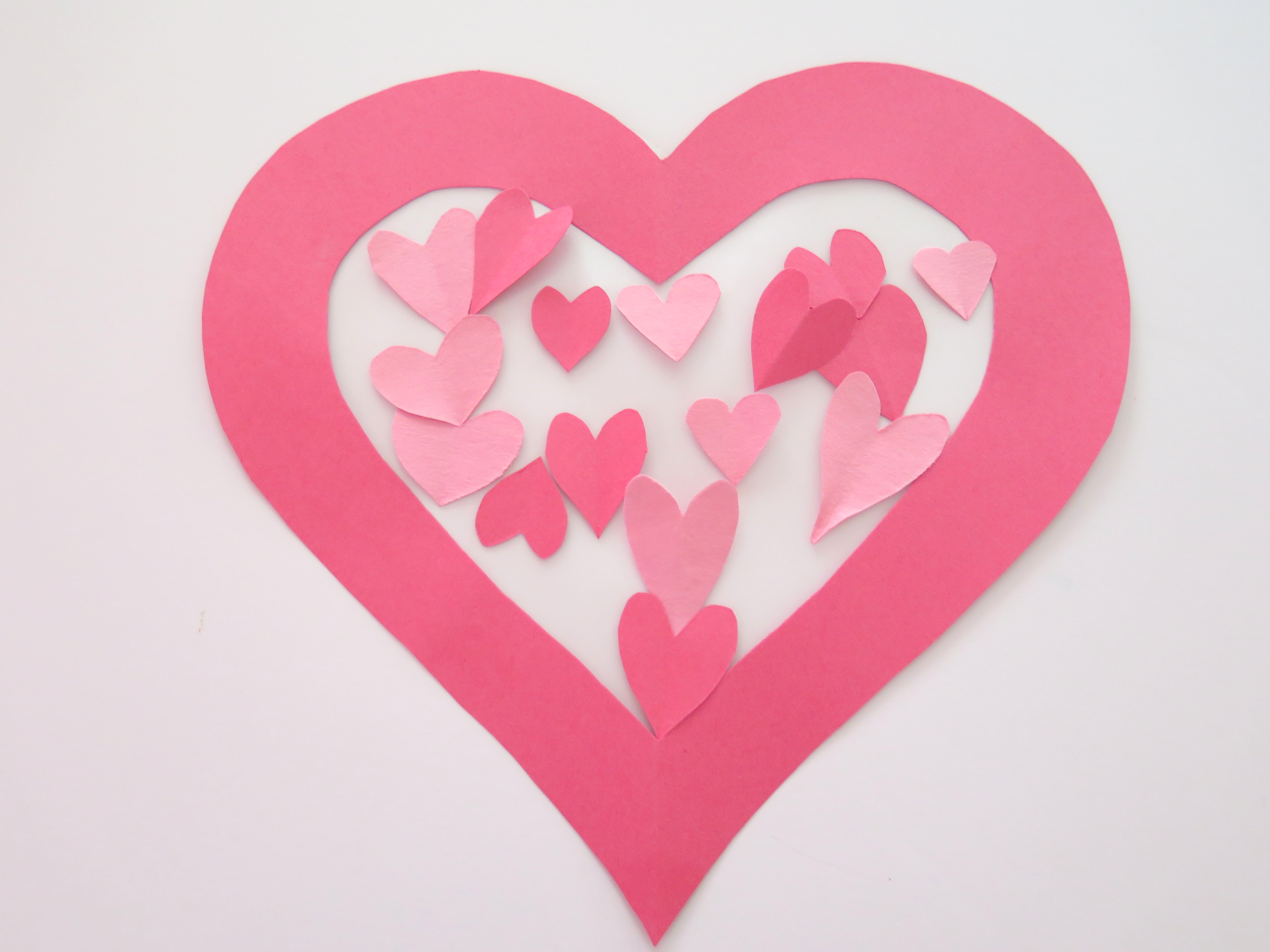 Suncatcher - heart with mini hearts