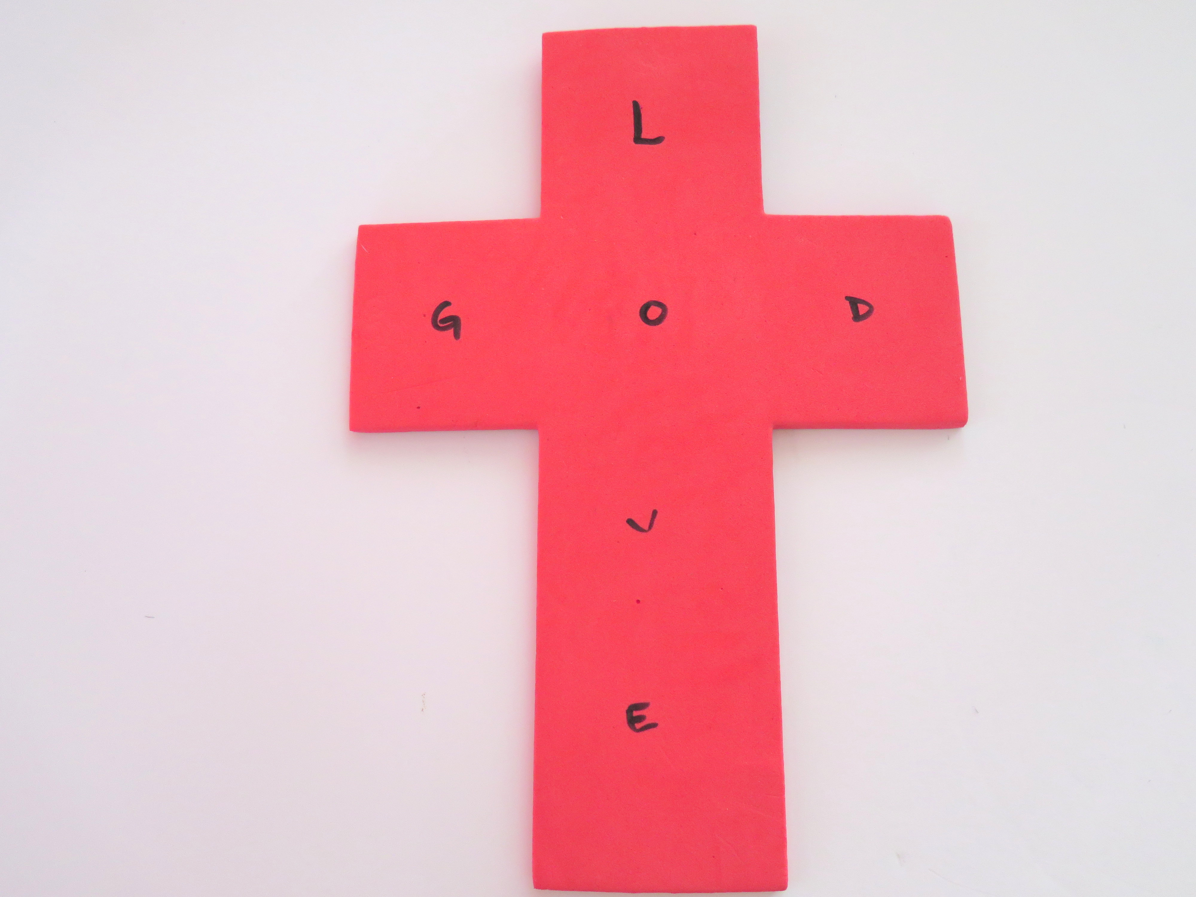 Valentines cross with letters marked(1)