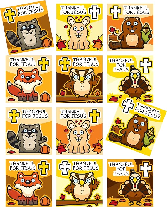 Thankful for Jesus Stickers