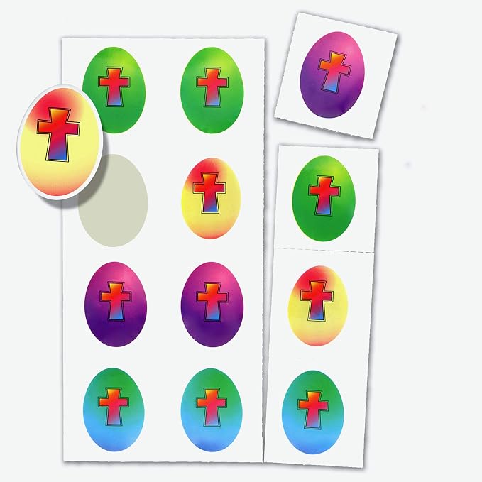 Christian Easter Egg Stickers